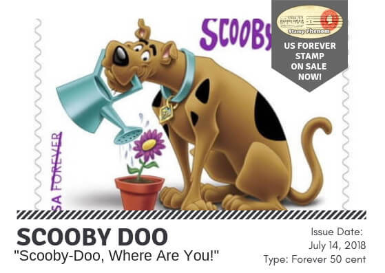 Scooby Doo US Forever Stamp