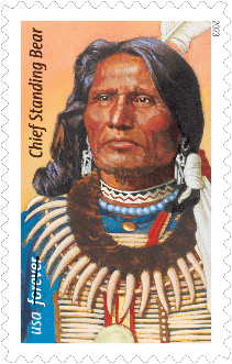 US Forever Chief Standing Bear stamp