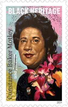 Constance Baker Motley Graces USPS Black Heritage Stamp