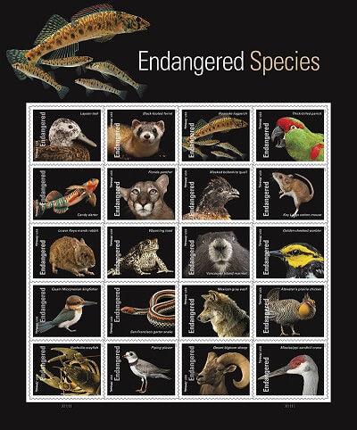 United States Endangered Species Forever stamps