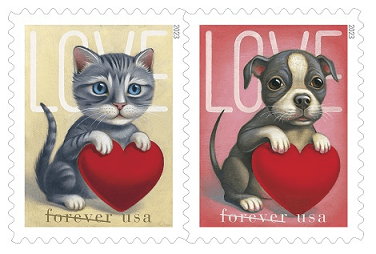 US Forever Love of Pets stamp