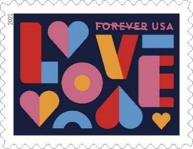 Love 2021 Forever Stamp