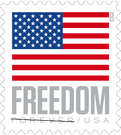 United States Forever US Flag Stamp