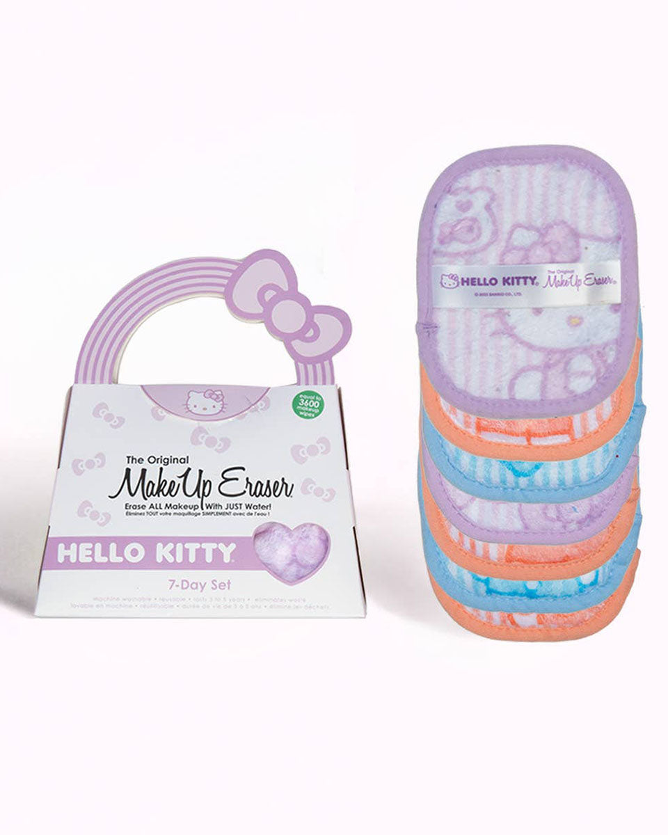 7 Day Pastel Hello Kitty Makeup Eraser Set