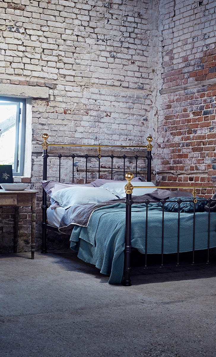 The Hampshire Cast Iron Bed by The Cornish Bed Company