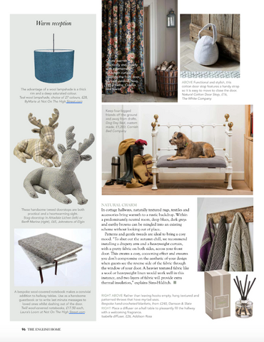 Cornish Bed Company Dog Day Bed featured in The English Home Nov 2020