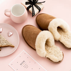 Mother'd Day Essential Classic Trim Ugg Scuff Chestnut