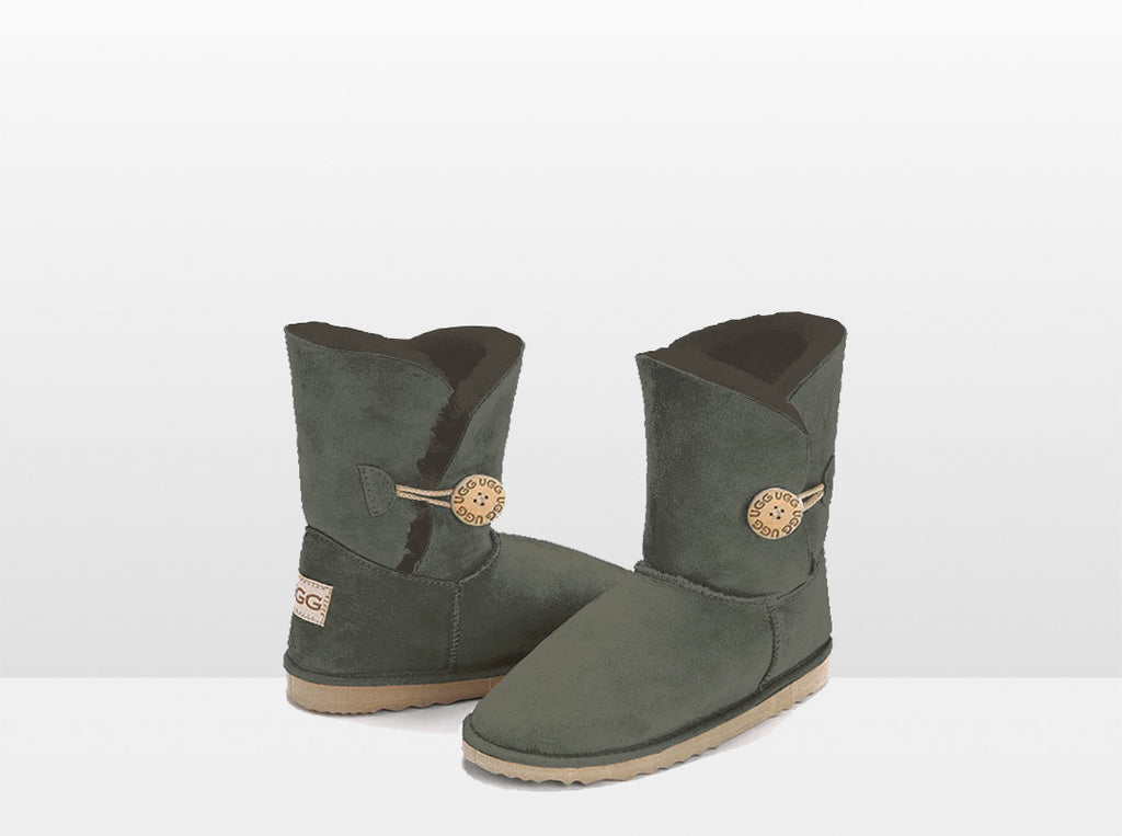 Camo Green Sheepskin Boots – Aussie Uggies
