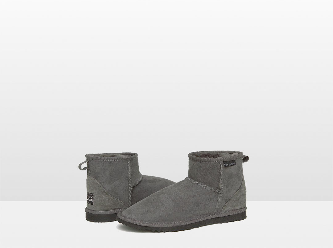 mini grey ugg boots
