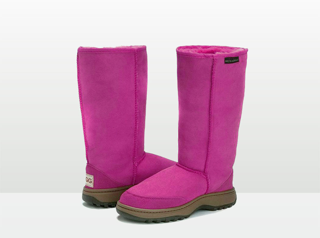 bright pink ugg boots