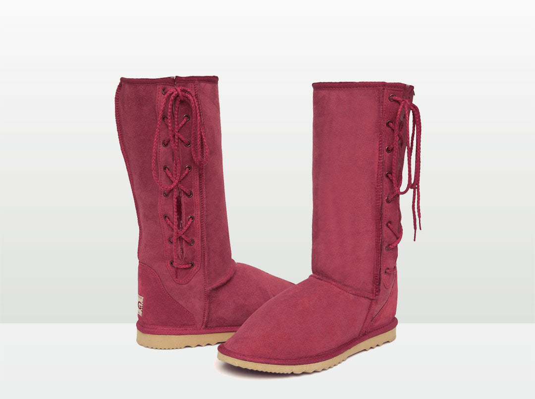 maroon ugg boots