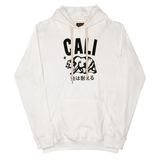 Don't mess with Cali Men's Fleece Pullover Hoodie - Antique White