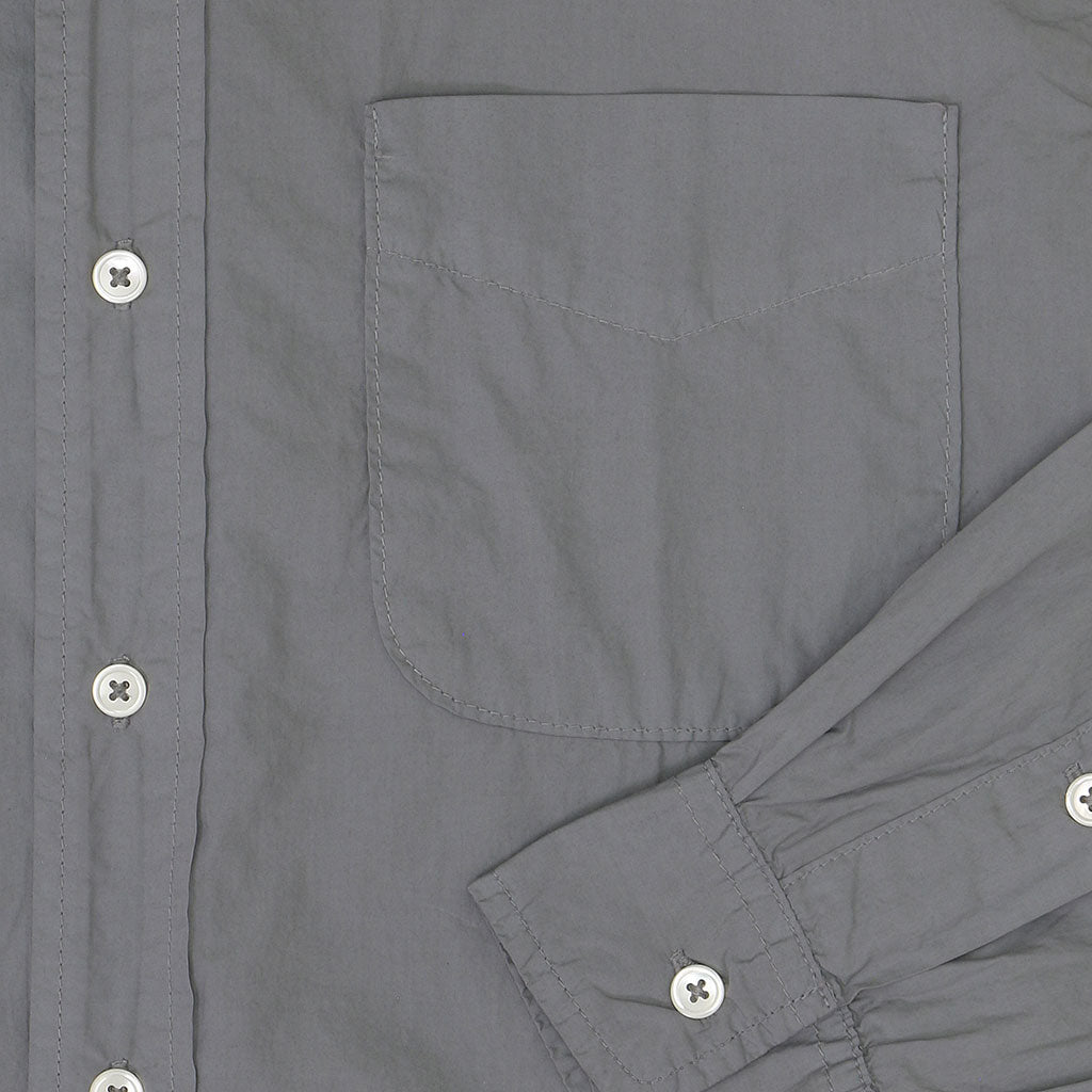 Long Sleeve 1 Pocket Shirt Poplin - IRON