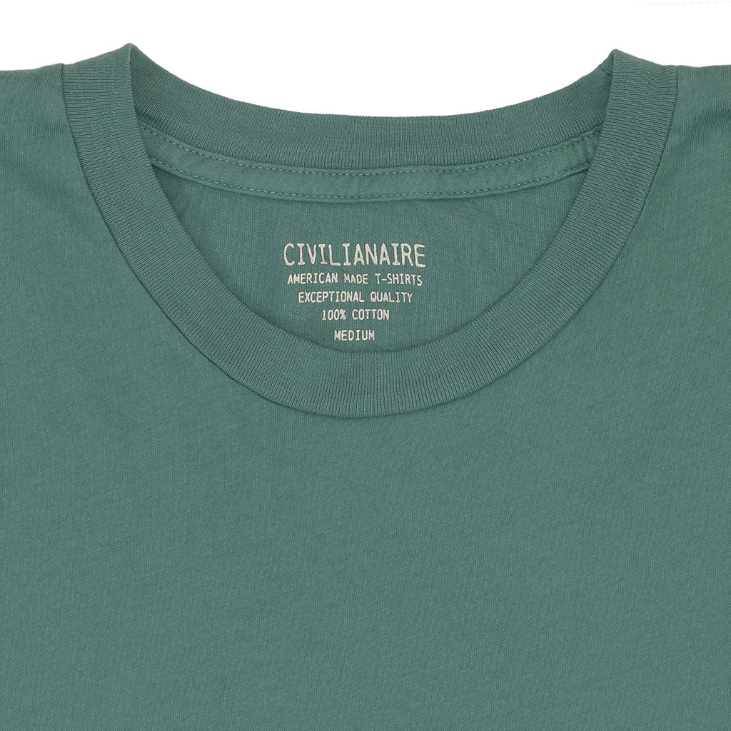 Crew Neck Short Sleeve Tee - Dusty Mint