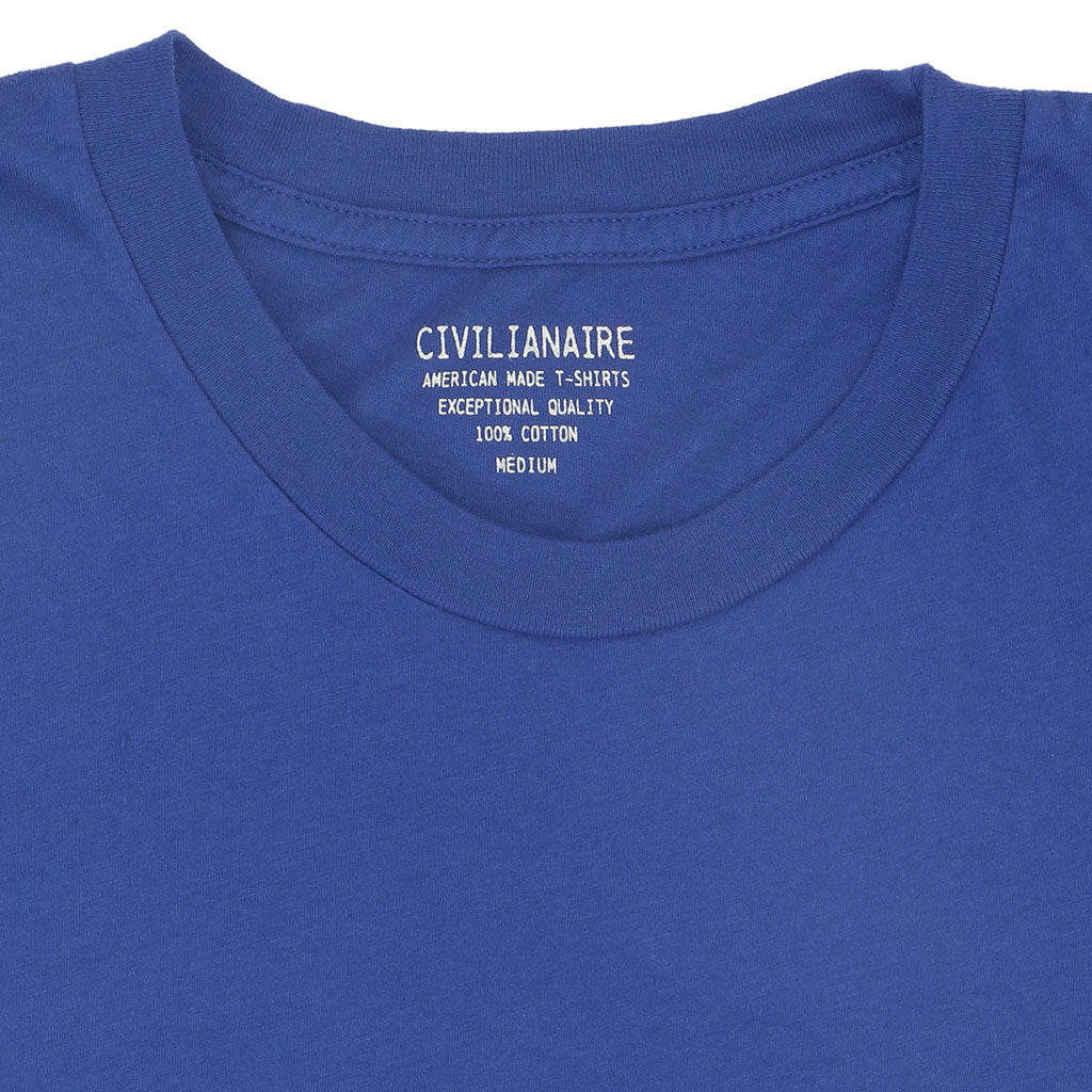 Crew Neck Short Sleeve Tee - Pennant Blue