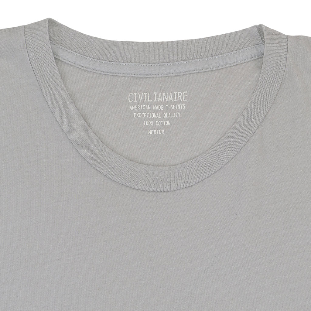 Crew Neck Short Sleeve Tee - Ice