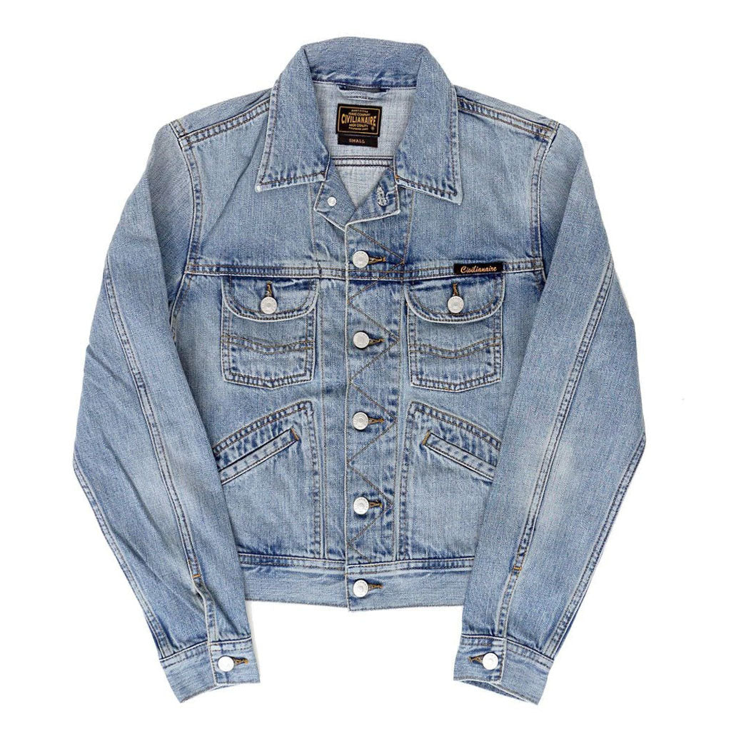 5 Pocket 12.4 oz Denim Ranch Jacket - Memphis Wash – Civilianaire