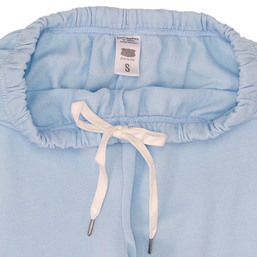 26" Inseam "SIENA" French Terry Sweatpants - LIGHT BABY BLUE