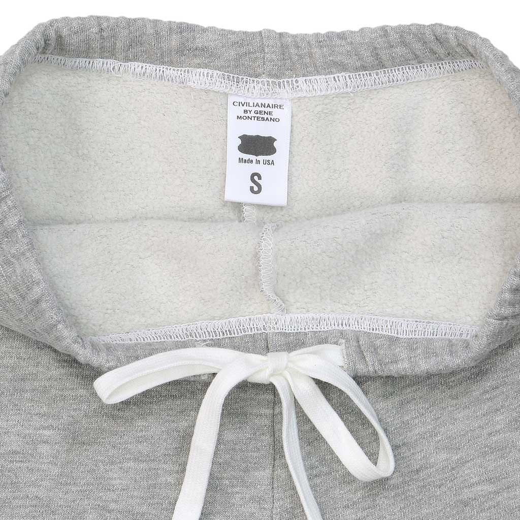 "Rochelle" Fleece Shorts- Heather Grey