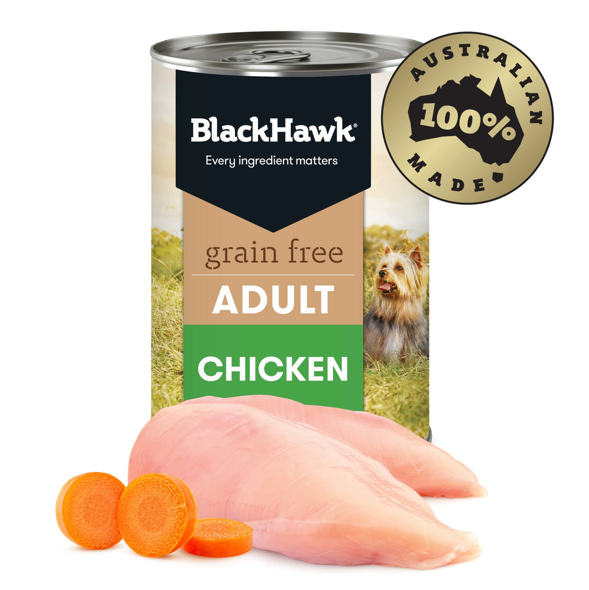 black hawk grain free chicken small breed