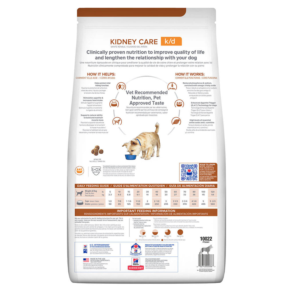 hill's prescription diet kidney care for dogs