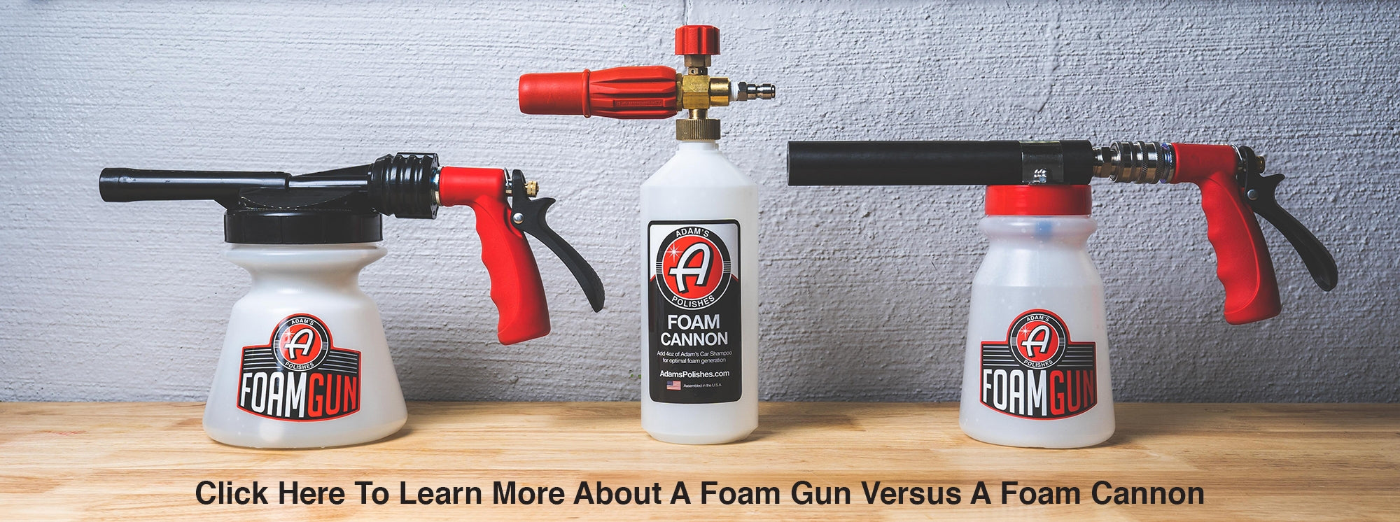 Adam's Premium Foam Gun & 16oz Car Shampoo