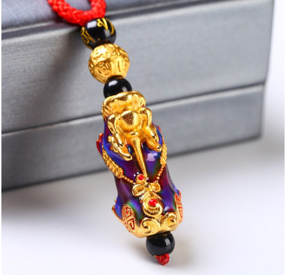pixiu feng shui necklace for men