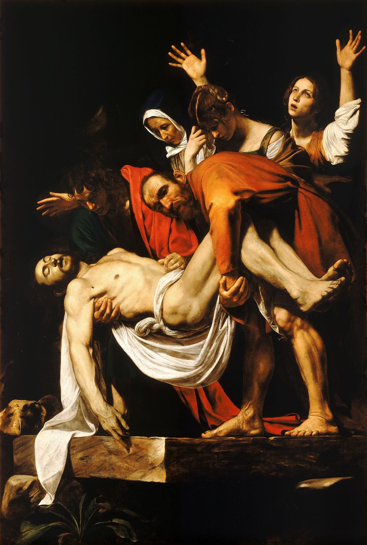 O sepultamento de Cristo de Caravaggio | P55.ART