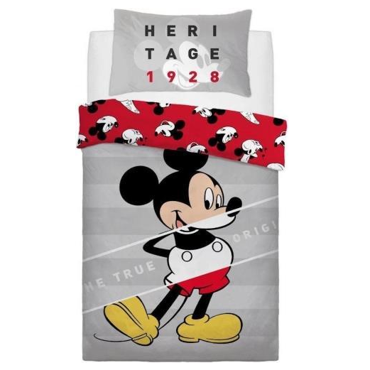 Disney Mickey Mouse Single Duvet Set True Original Blusii