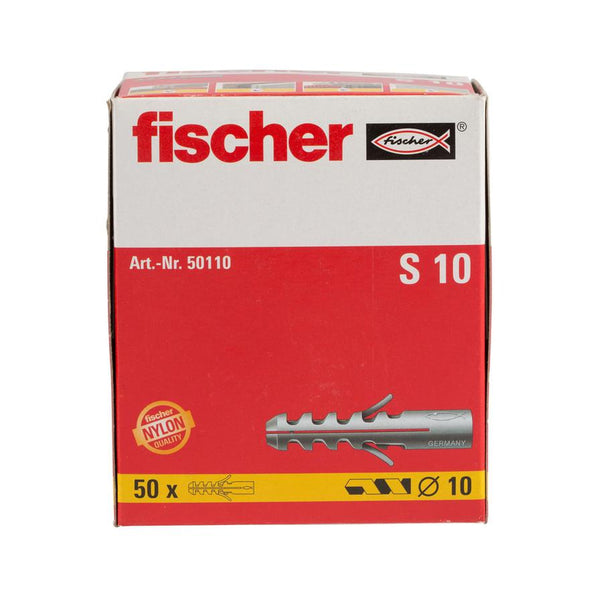 Fischer Nylon Plug, S 10 (50 pcs)