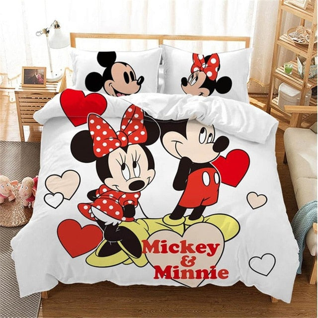 mickey and minnie duvet set