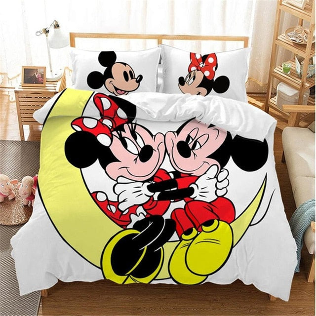 mickey and minnie duvet set