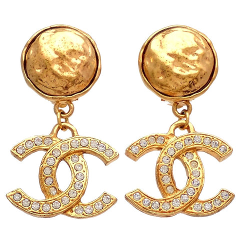 Vintage Chanel CC Logo Earrings | Vintage Five