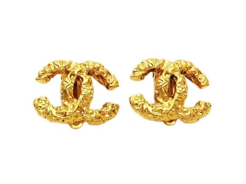 Authentic vintage Chanel earrings small 