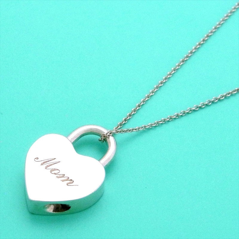 tiffany heart mom necklace