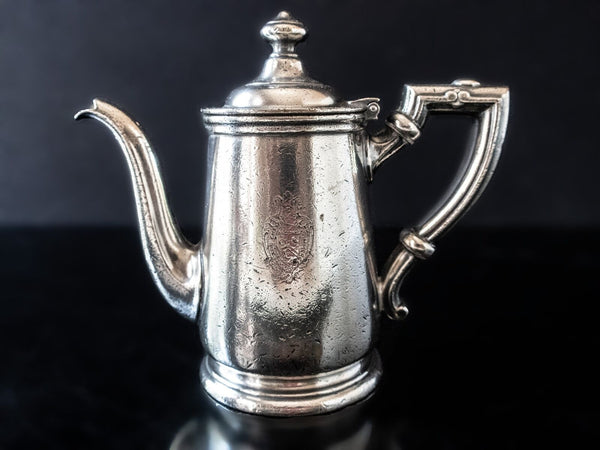 X-Large Hotel Silver Plain Long Spout Tea Pot c.1960