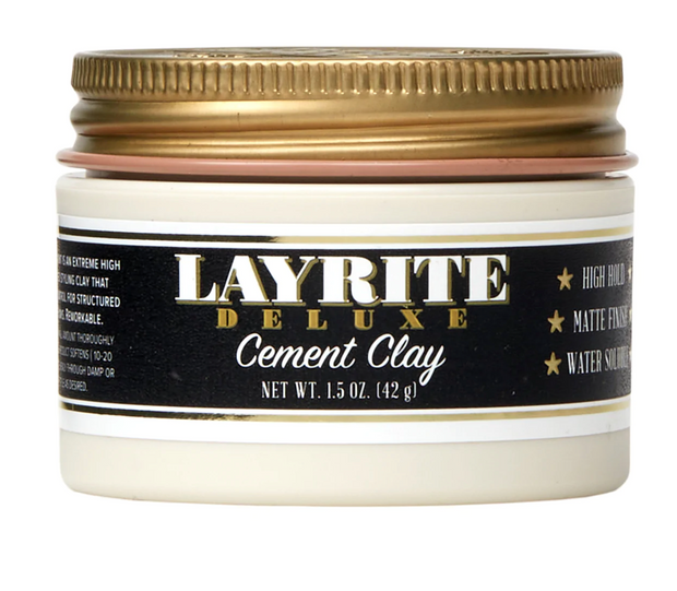 Layrite Cement Hair Clay (Black)