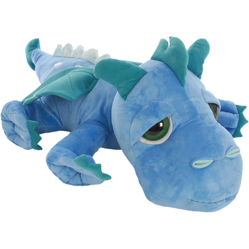 blue stuffed dragon