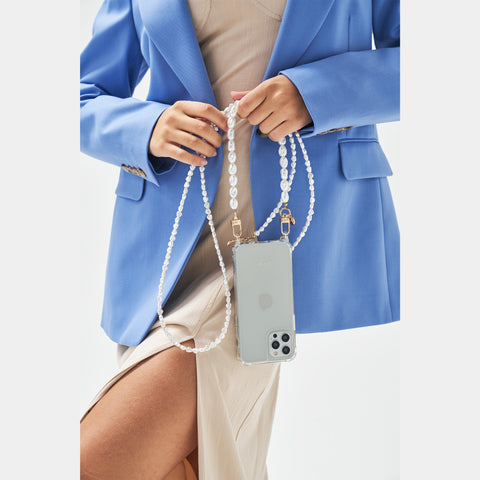 Pearl Phone Wristlet, Chain, Bracelet Ashley Park