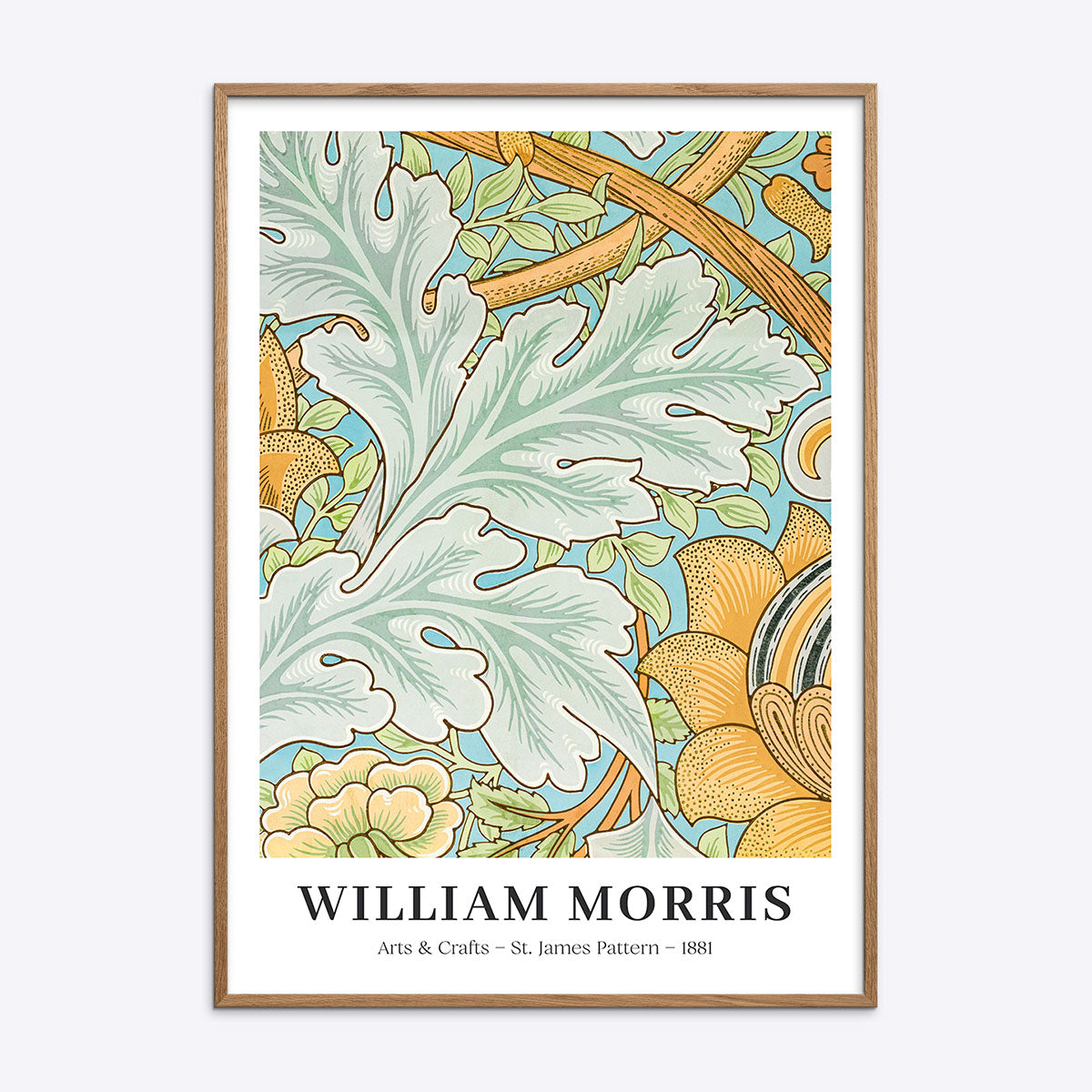 Se William Morris St. James - 50x70 cm hos Poster Society