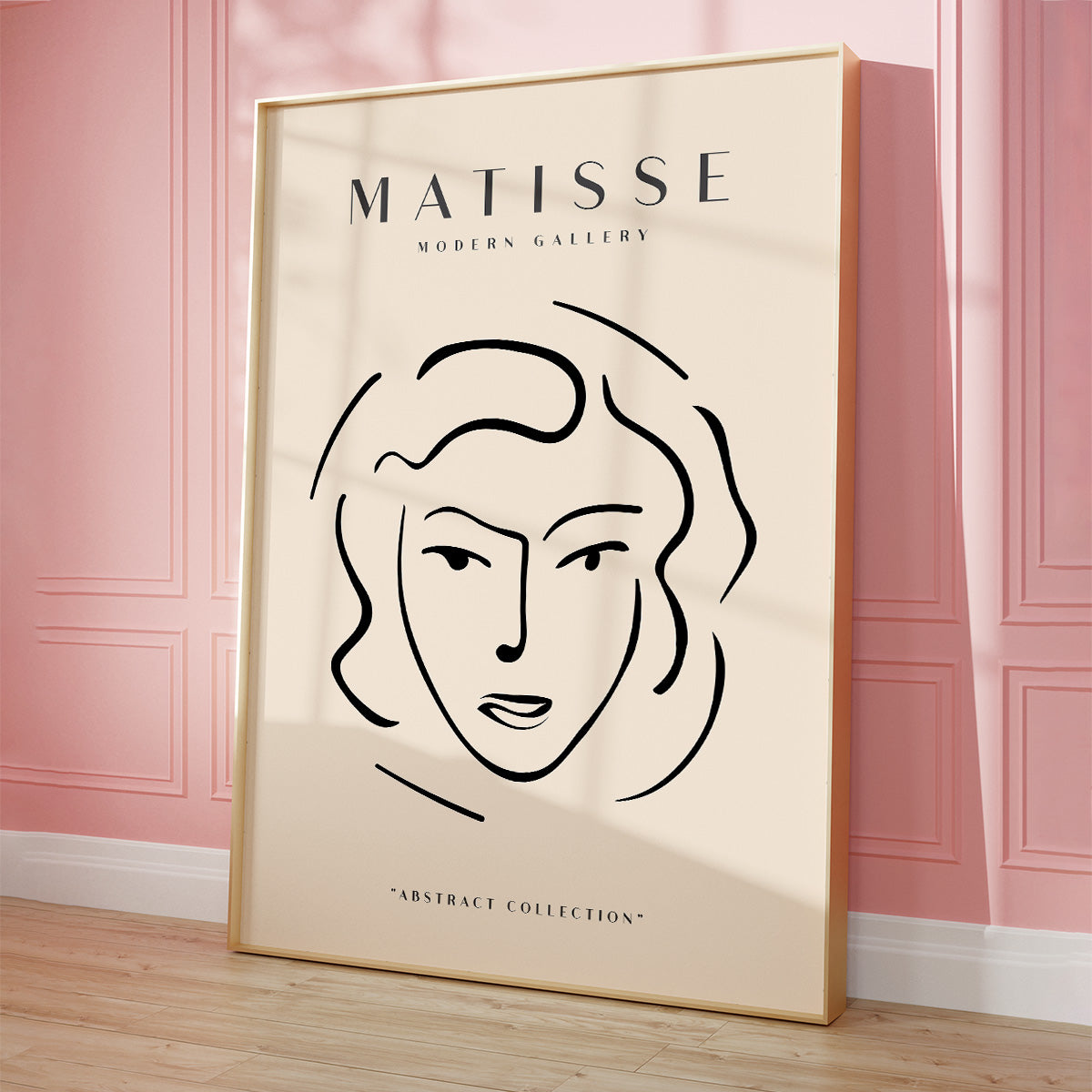 Matisse plakat på pink væg