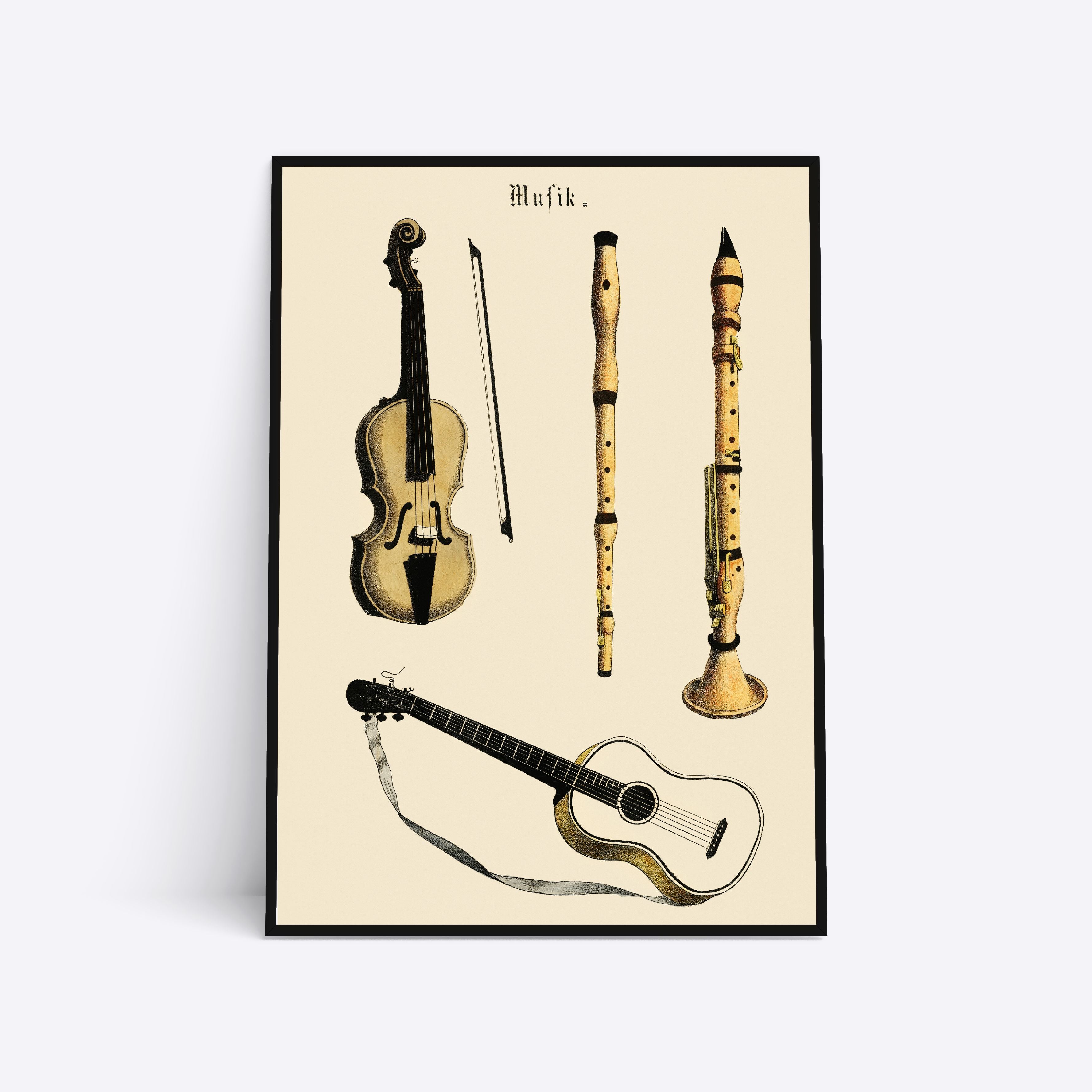 Se Instruments - 30x40 cm hos Poster Society