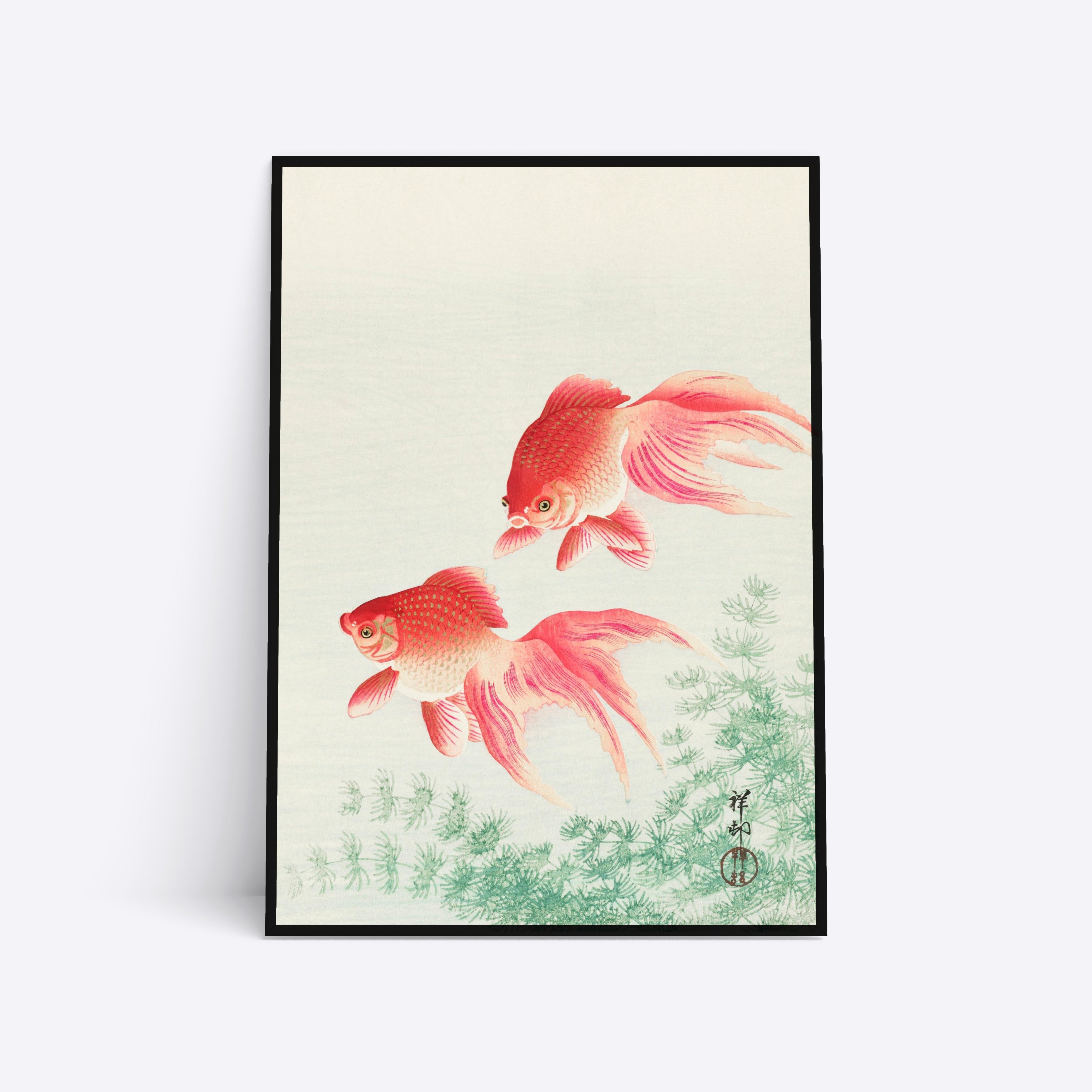 Billede af Red Veilfish - 21x30 cm