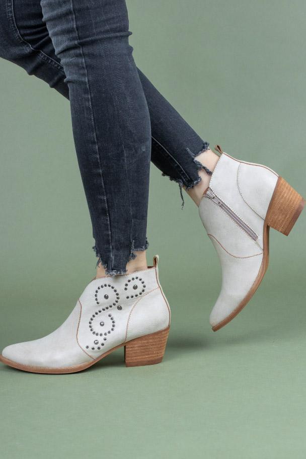 ivory booties