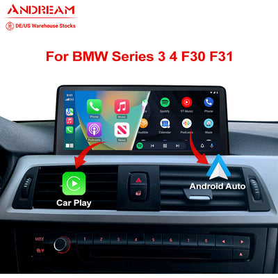 Andream 10.25/8.8 Wireless Apple CarPlay Android Auto Multimedia Head  Unit For BMW Series3 4 F30 F31 F34 F32 F33 F36 F80 GPS Navigation Stereo, Andream(EU)