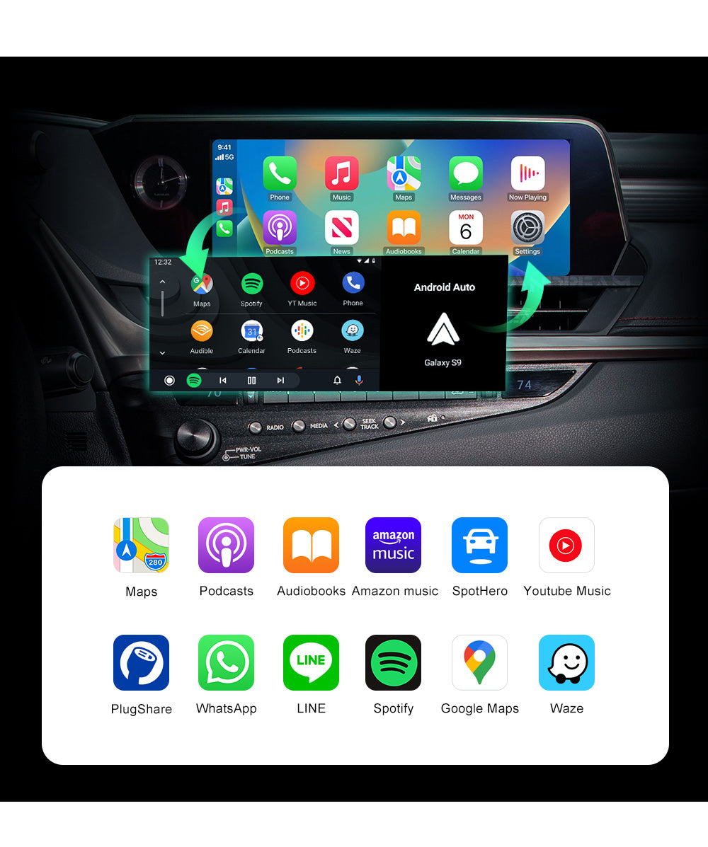 Andream Wireless Carplay For Lexus GS/LS/ES/IS/UX/LX/RC/NX/RX Android –  Andream(EU)