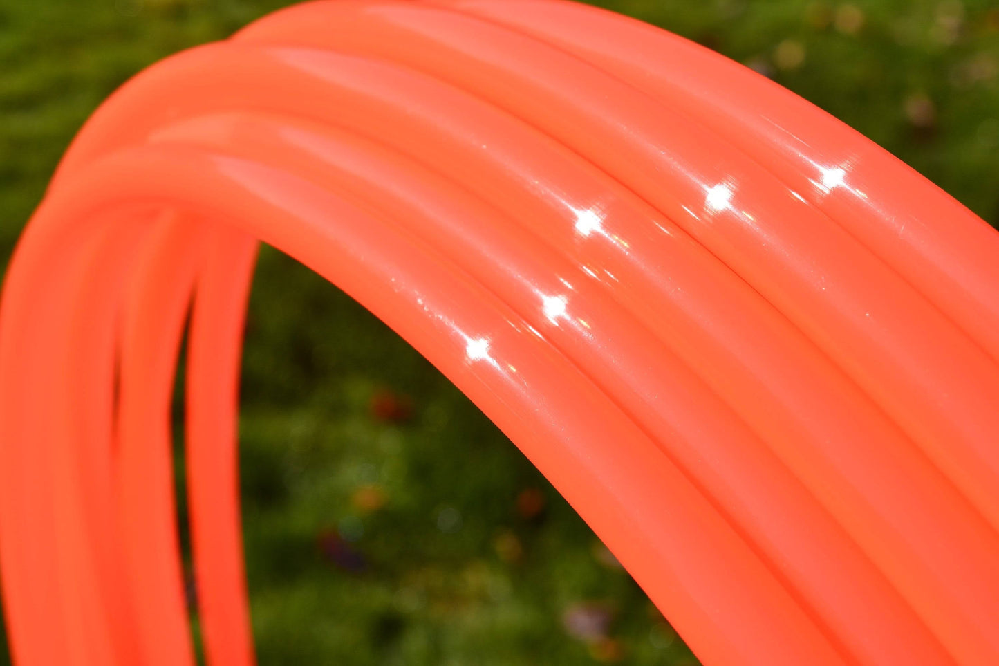 3/4 UV Orange Glass Colored Polypro Hoops