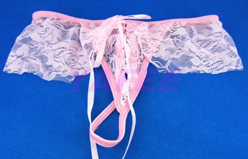 Flirty Pink Lace Babydoll Lingerie G-String, asian lingerie, sexy ...
