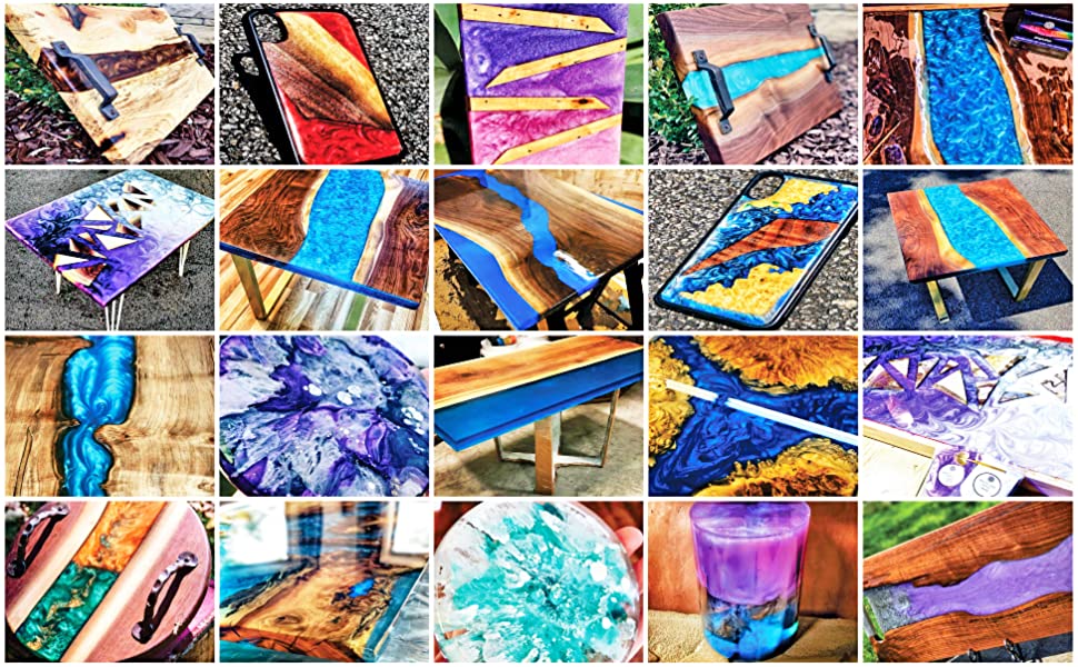 Epoxy resin art