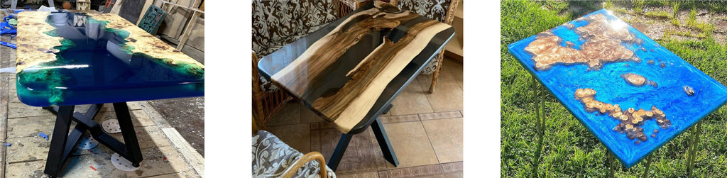 epoxy resin river tables